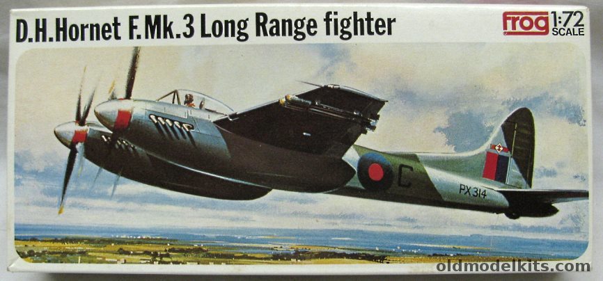 Frog 1/72 DH Hornet F.Mk.3, F239 plastic model kit